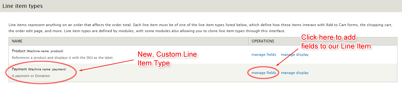 Drupal Commerce Donation / Payment Custom Line Item